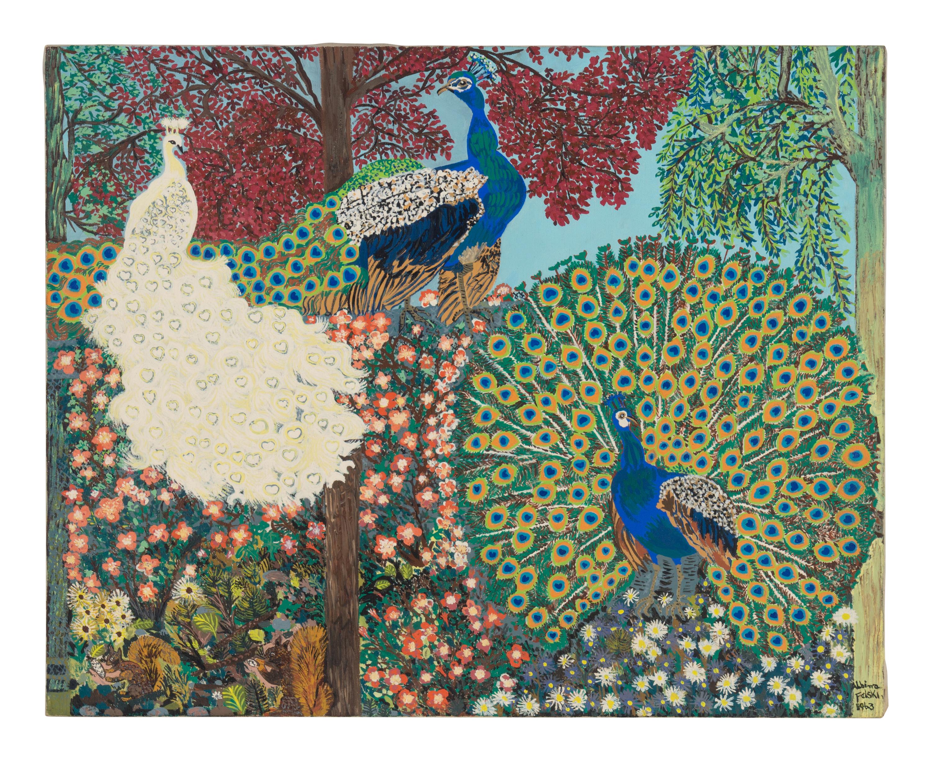 Peacocks , 1963