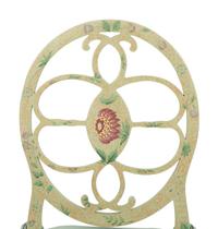 Four Adam Style Painted Caned Seat Side Chairs