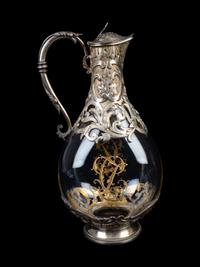 A French Silver Gilt and Crystal Decanter Set — 19TH CENTURY