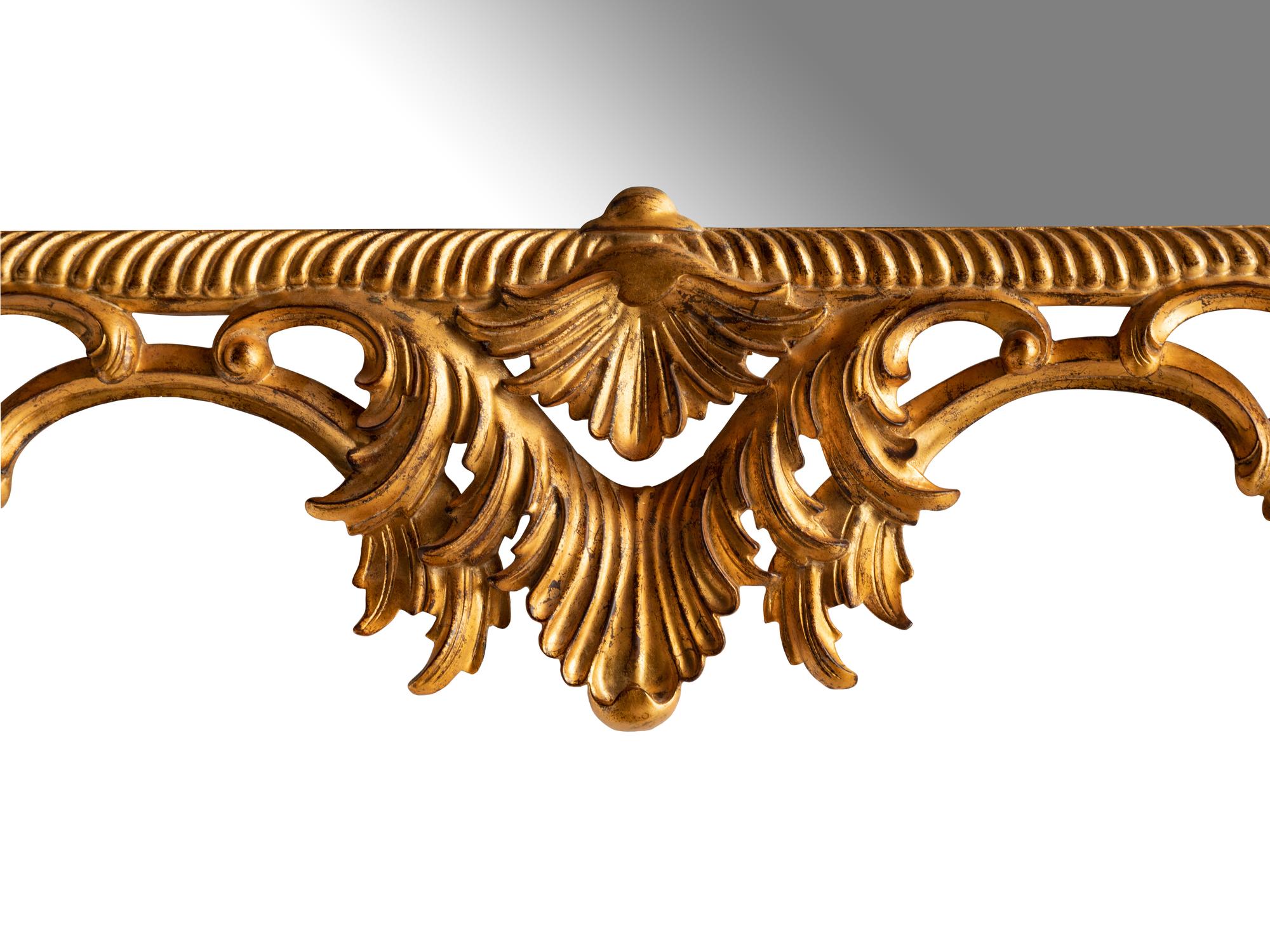 A George III Style Giltwood Mirror