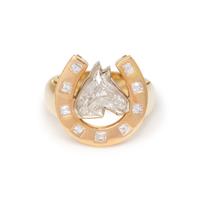 HORSE DIAMOND RING