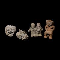 Four Tumaco and Sinu Terracotta Objects