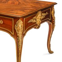 A Large Louis XV Style Gilt Bronze Mounted Partners Bureau Plat