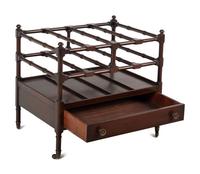 A Regency Style Mahogany Canterbury
