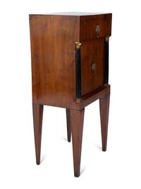 A Pair of Italian Part Ebonized Walnut Commodini — 19TH CENTURY