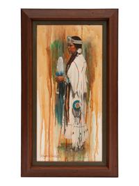 Indian Girl with Feather