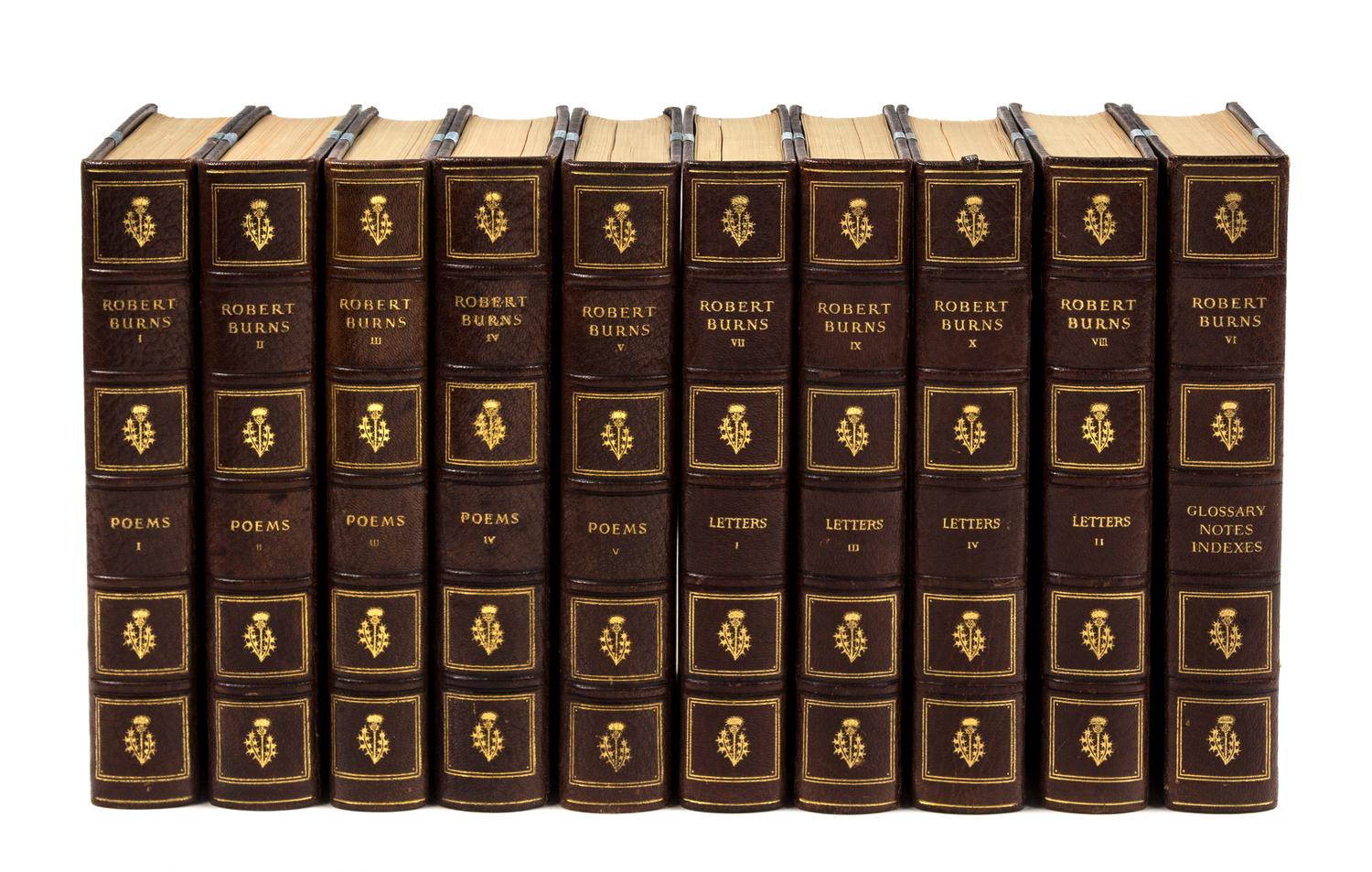BURNS, Robert (1759-1796). The Complete Writings of Robert Burns. Boston and New York: Houghton Mifflin Company, 1926.