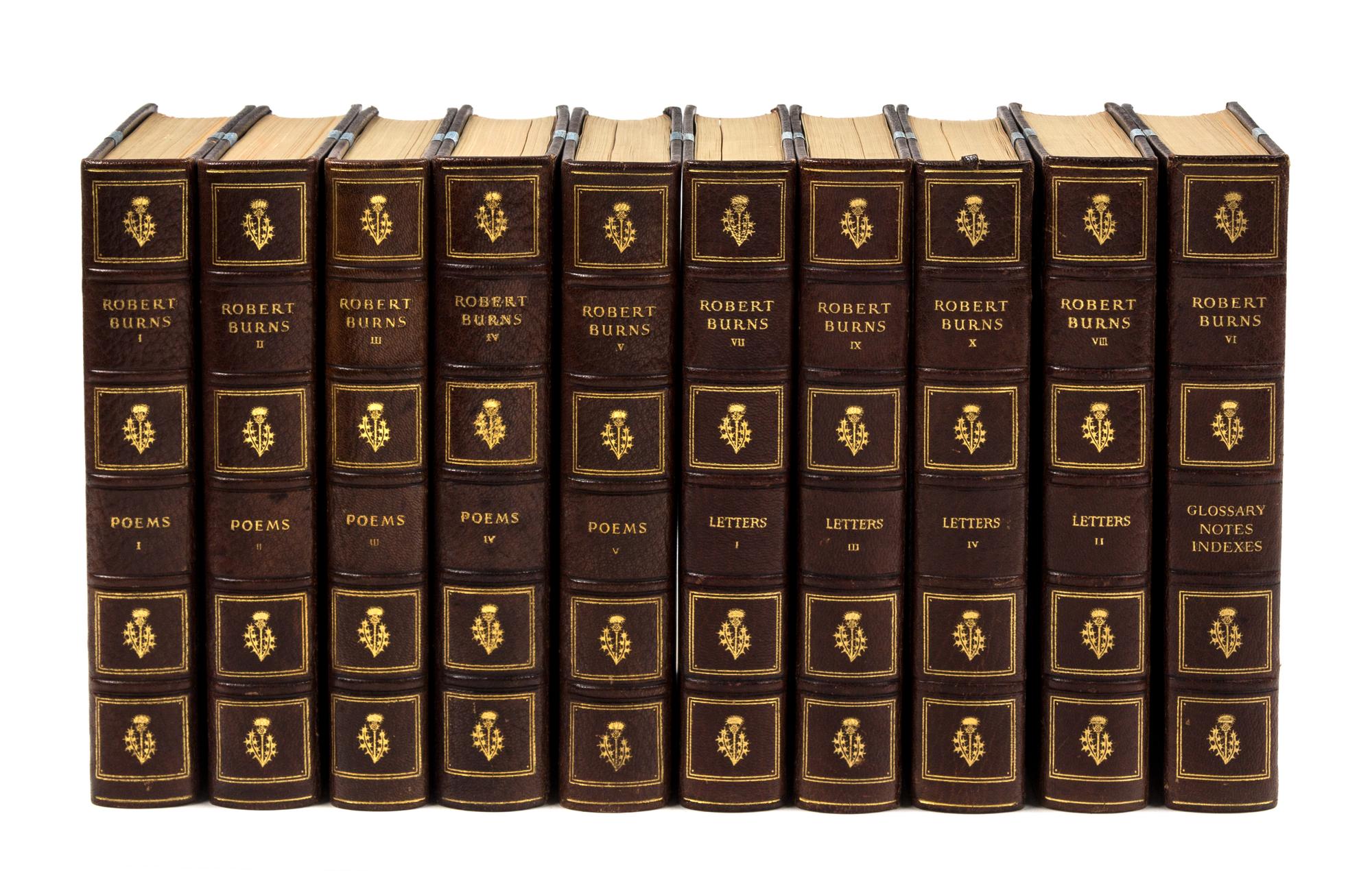 BURNS, Robert (1759-1796). The Complete Writings of Robert Burns. Boston and New York: Houghton Mifflin Company, 1926.