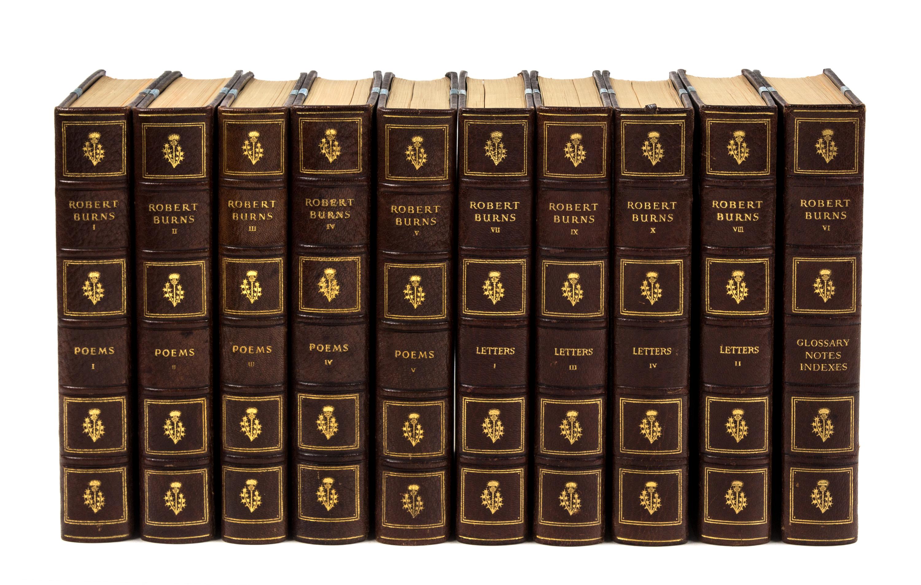 BURNS, Robert (1759-1796). The Complete Writings of Robert Burns. Boston and New York: Houghton Mifflin Company, 1926.