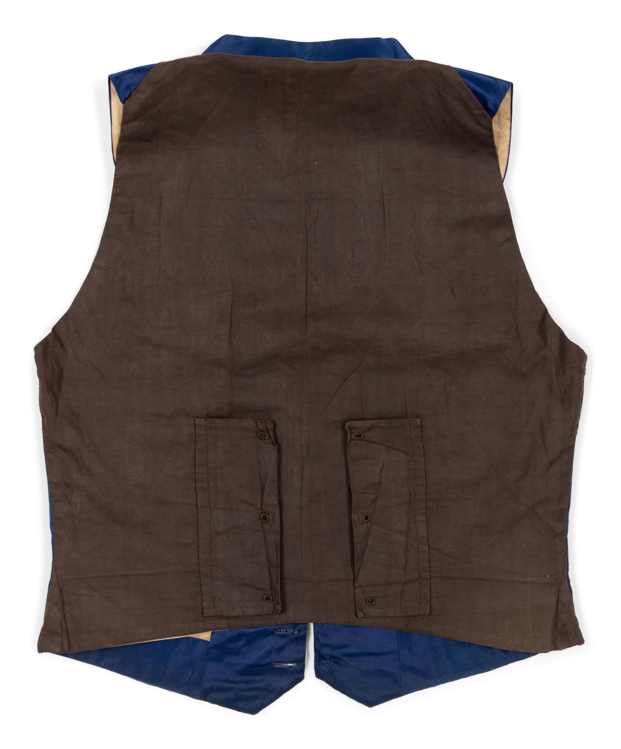 Three Men's 19th Century Waistcoats/Vests, 1840-50