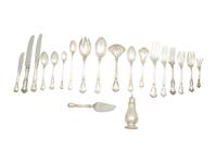 An Assorted Set of American Silver Flatware — 20th Century