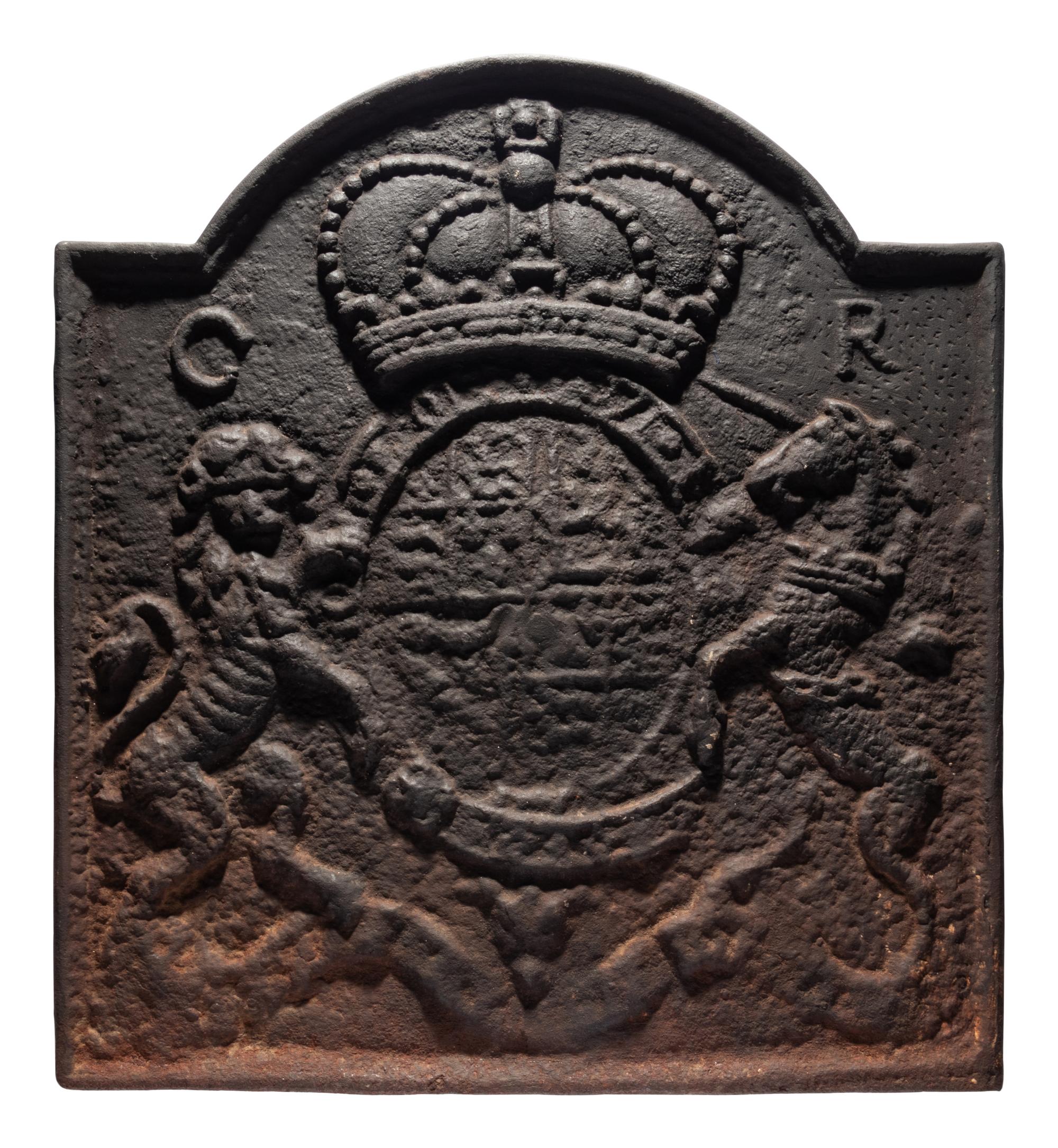An English Cast Iron Fireback