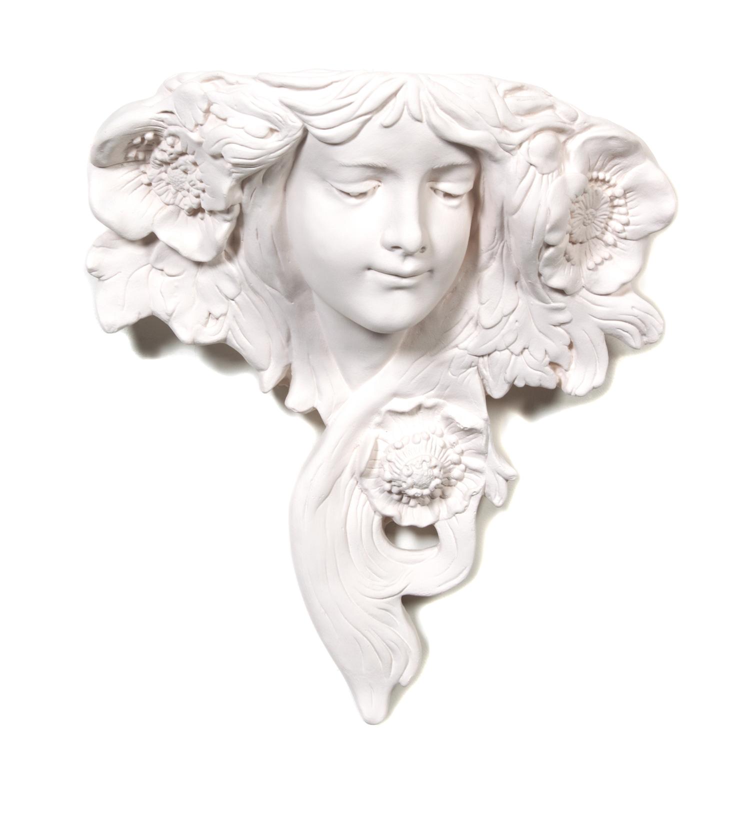 A Set of Four Composite Art Nouveau Style Wall Pockets Height 14 1/2 inches. — ORNATE PRODUCTIONS INTERNATIONAL