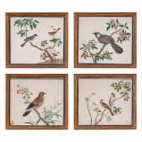 A Set of Four Chinese Watercolor Paintings