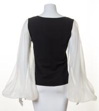 A Valentino Black Sweater, No size.