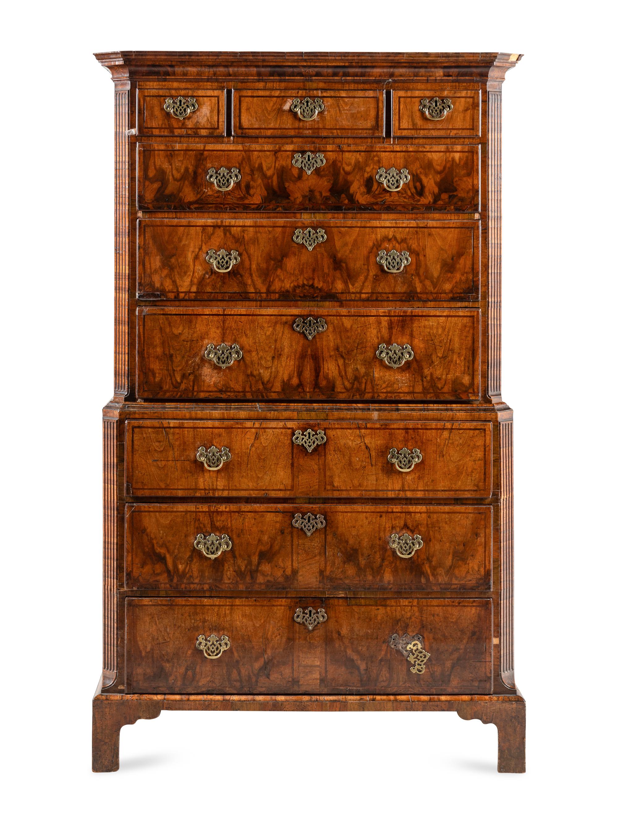 A George III Mahogany Chest-on-Chest