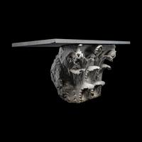 A Roman Limestone Corinthian Pilaster Capital