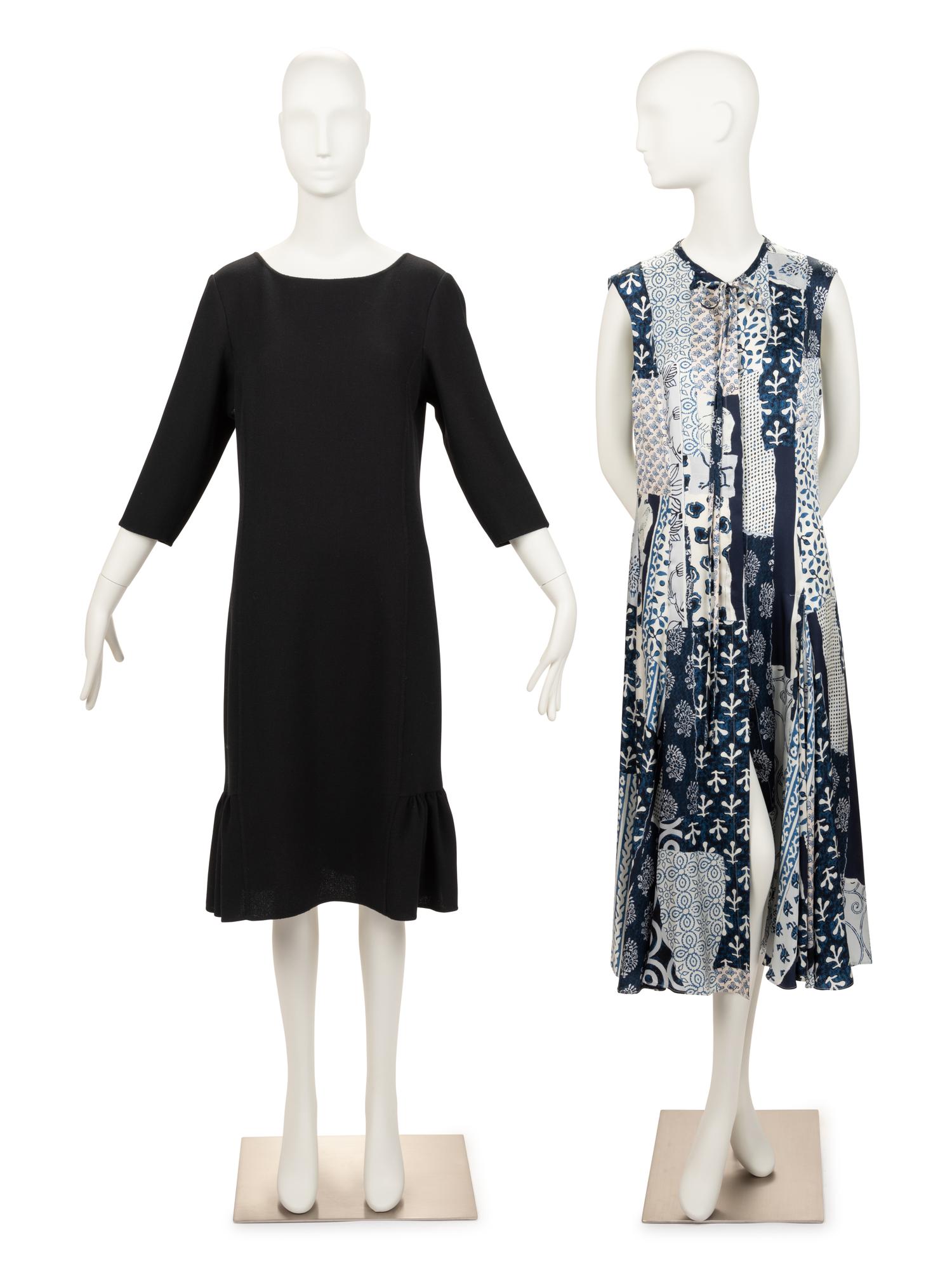 Two Oscar de la Renta Dresses and Cardigan, 2010-20