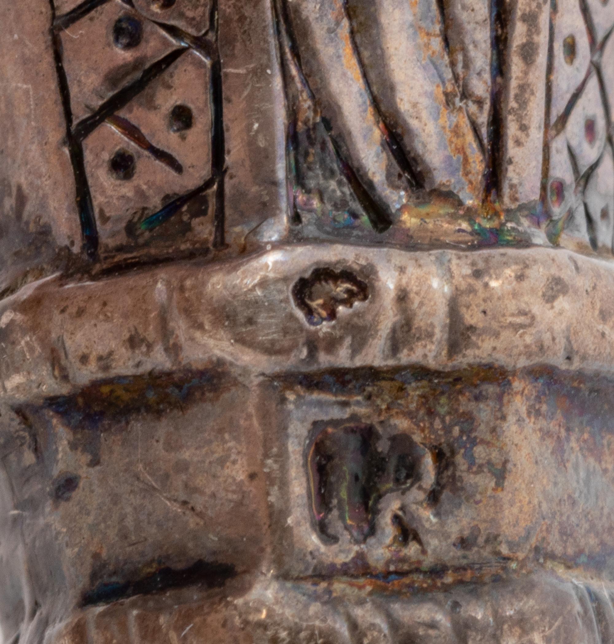 A George III Silvered Bronze Seal