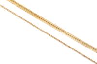 A Collection of 14 Karat Yellow Gold Chains, 34.70 dwts.