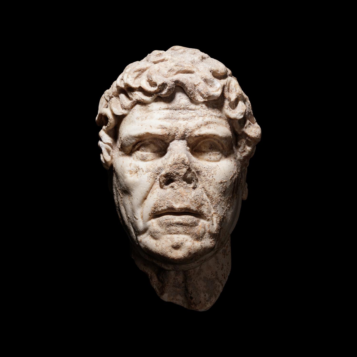 A Hellenistic Marble Portrait Head