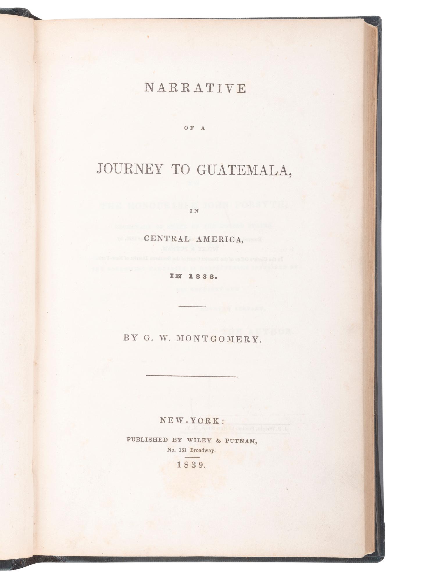 [SOUTH AND CENTRAL AMERICA]. A group of 5 works related to central and south America.