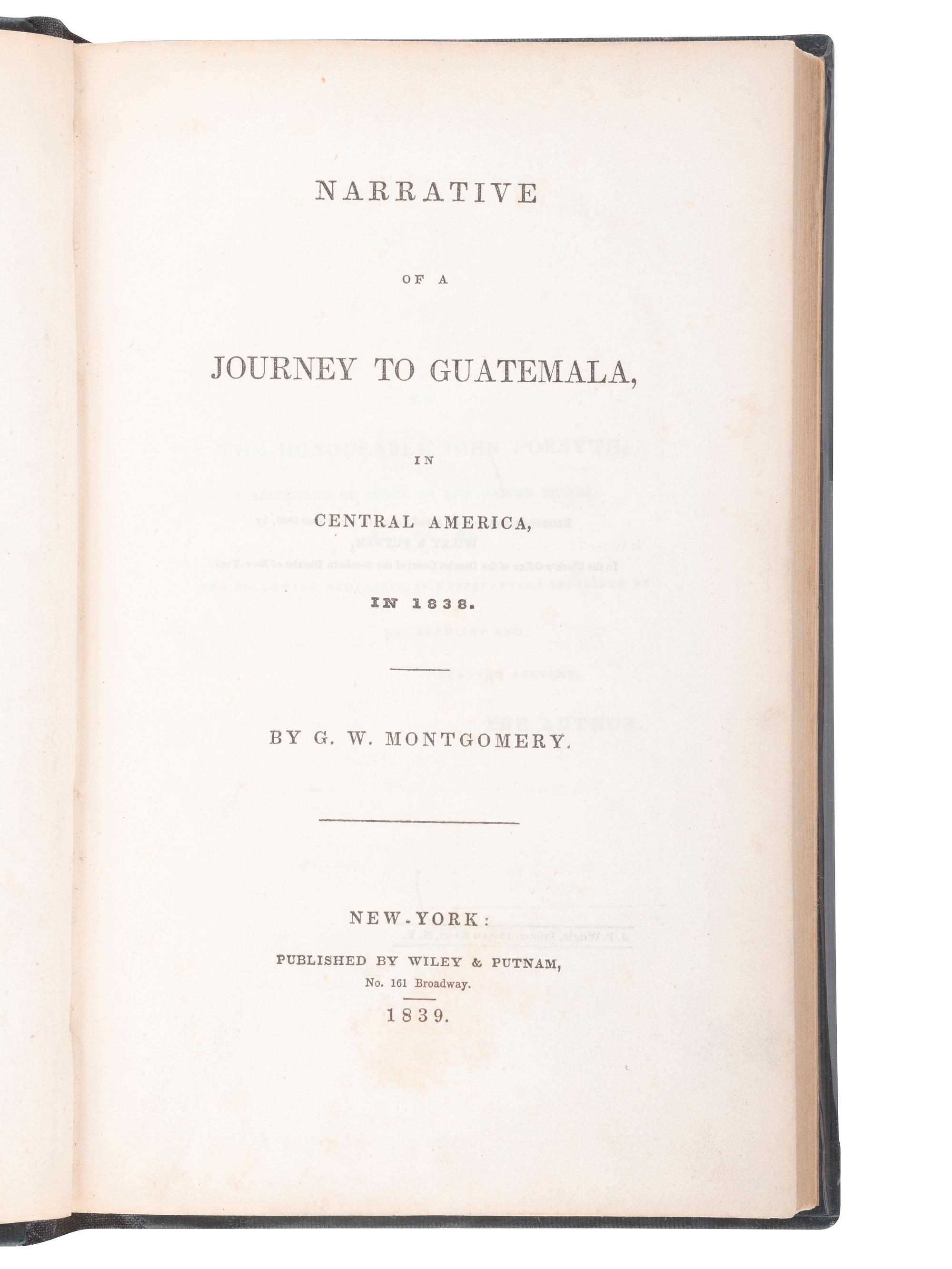 [SOUTH AND CENTRAL AMERICA]. A group of 5 works related to central and south America.