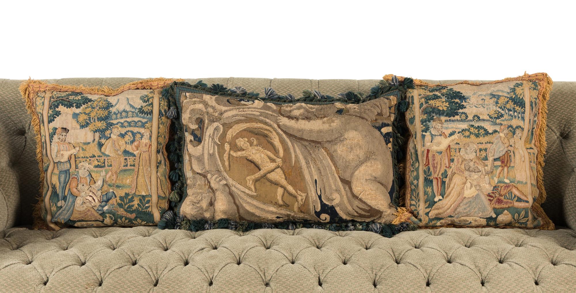 A Button-Tufted Upholstered Sofa