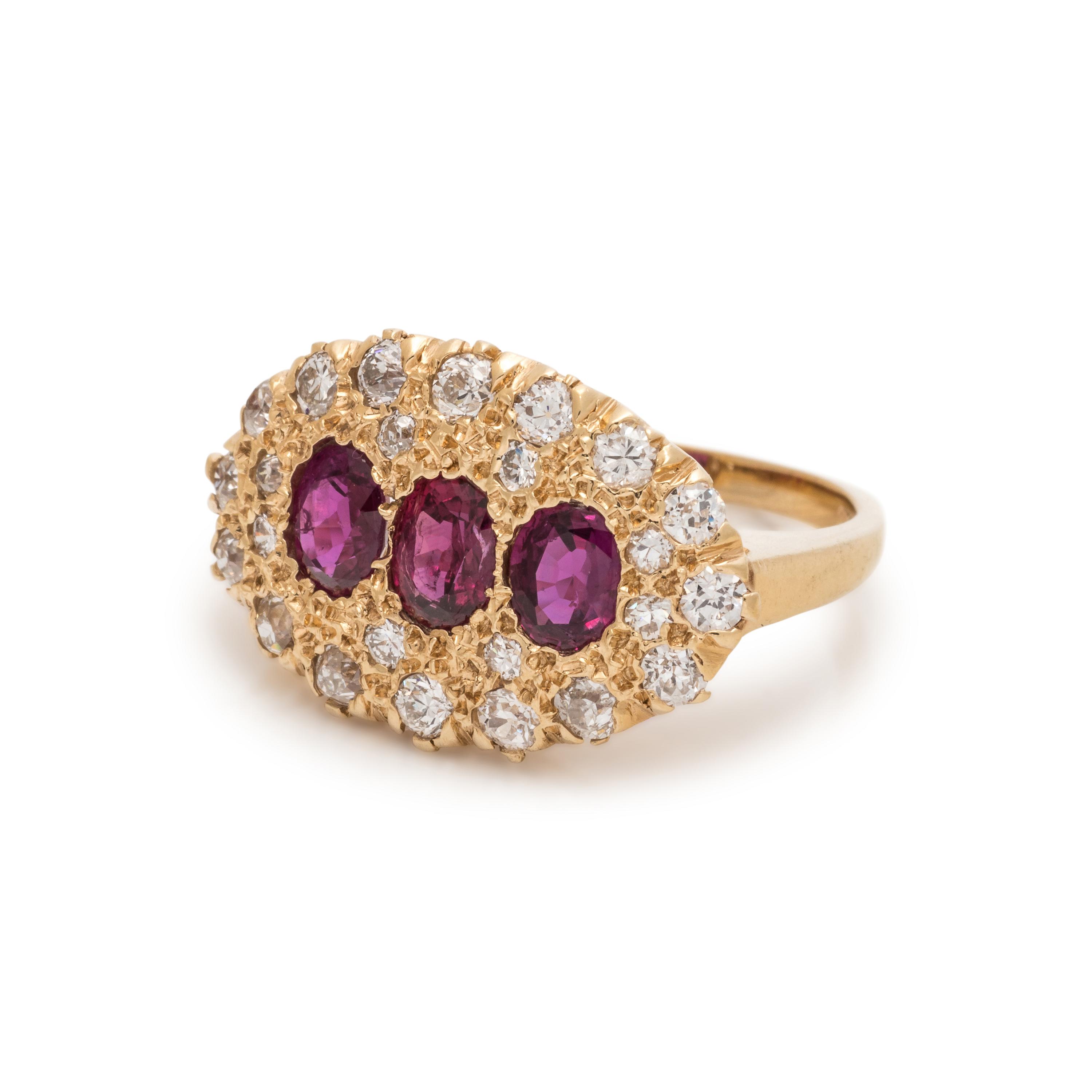 RUBY AND DIAMOND RING