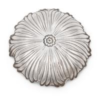 A Pair of Buccellati Silver Lotus Flower Dishes