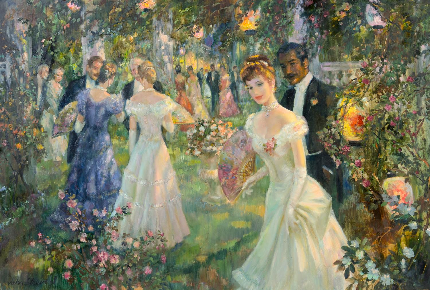 Frederic John Lloyd Strevens, (British, 1902-1990), Evening Fete