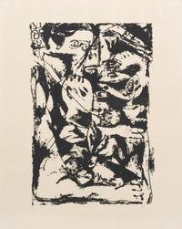 A Pair of Prints from Untitled Portfolio , 1951 (printed in 1964 by Lee Krasner and the Pollock Estate)