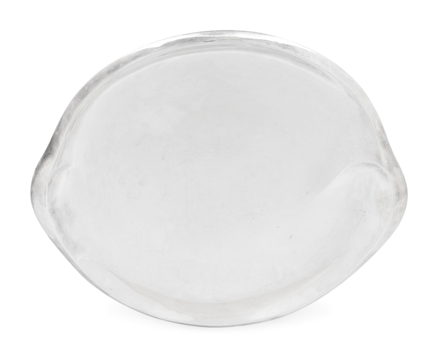 An Elsa Peretti for Tiffany and Co. Italian Silver Thumbprint Tureen, Ladle and Underplate