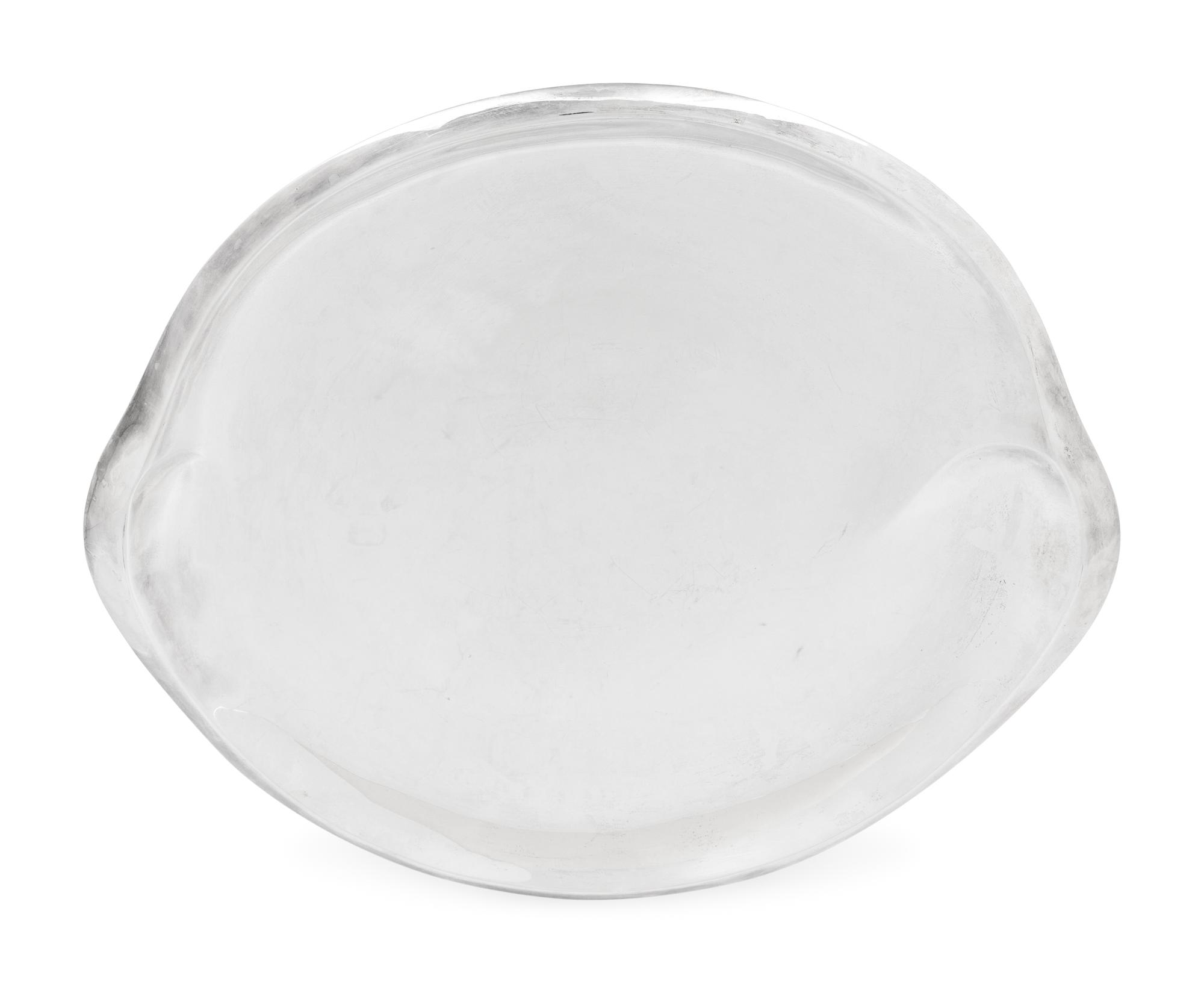 An Elsa Peretti for Tiffany and Co. Italian Silver Thumbprint Tureen, Ladle and Underplate