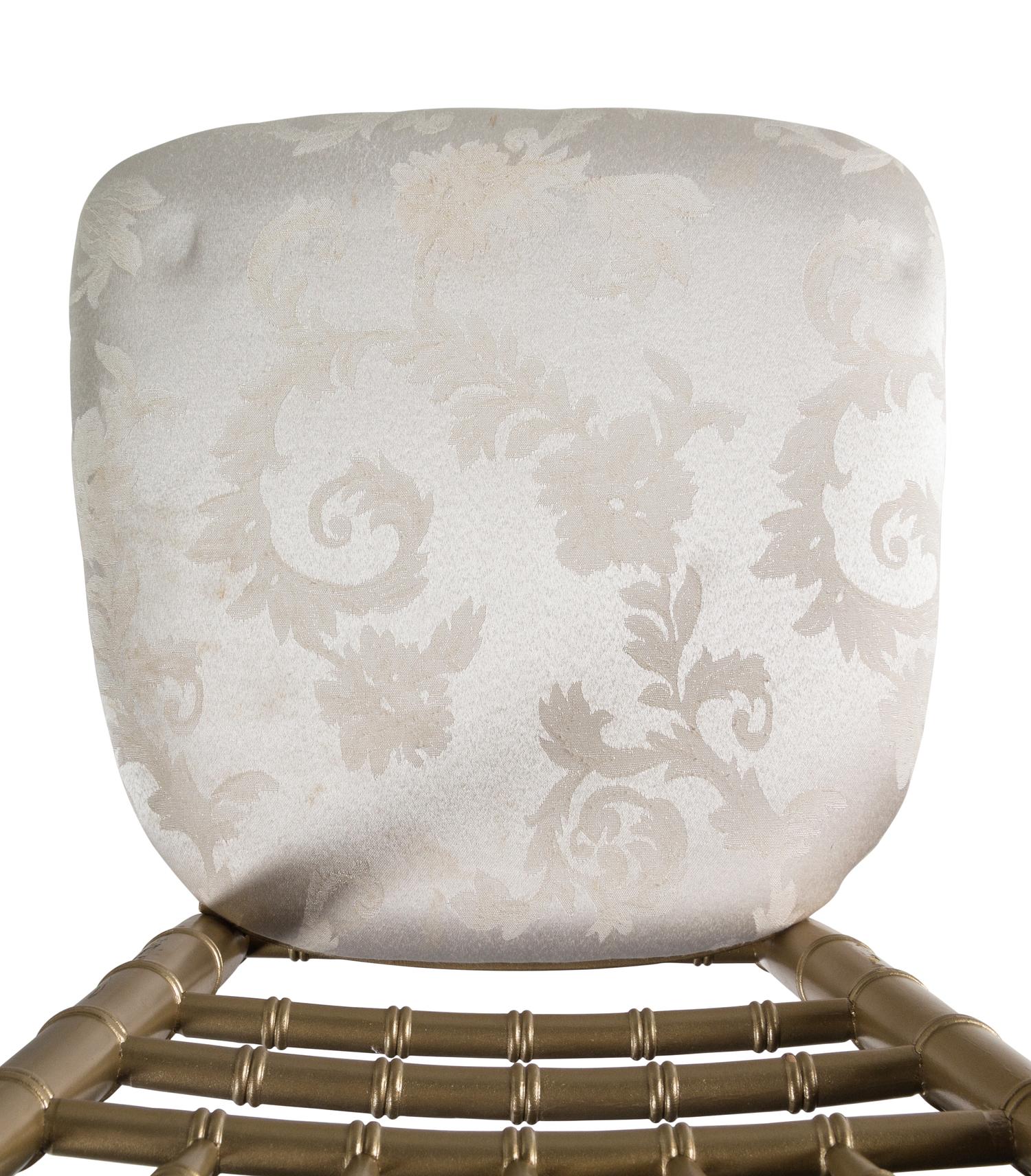 A Set of Thirteen Gold-Painted Ballroom Chairs