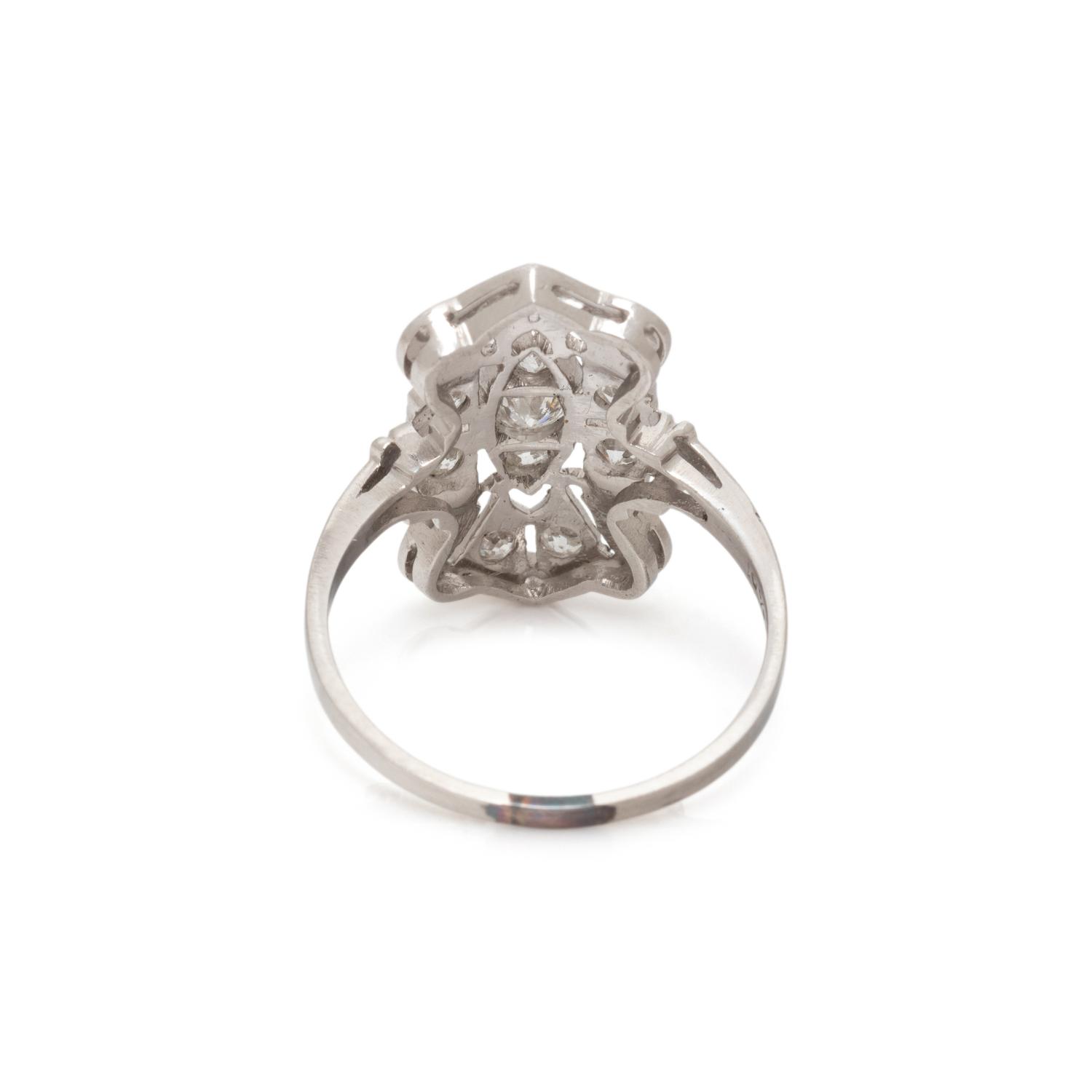 ART DECO, DIAMOND RING