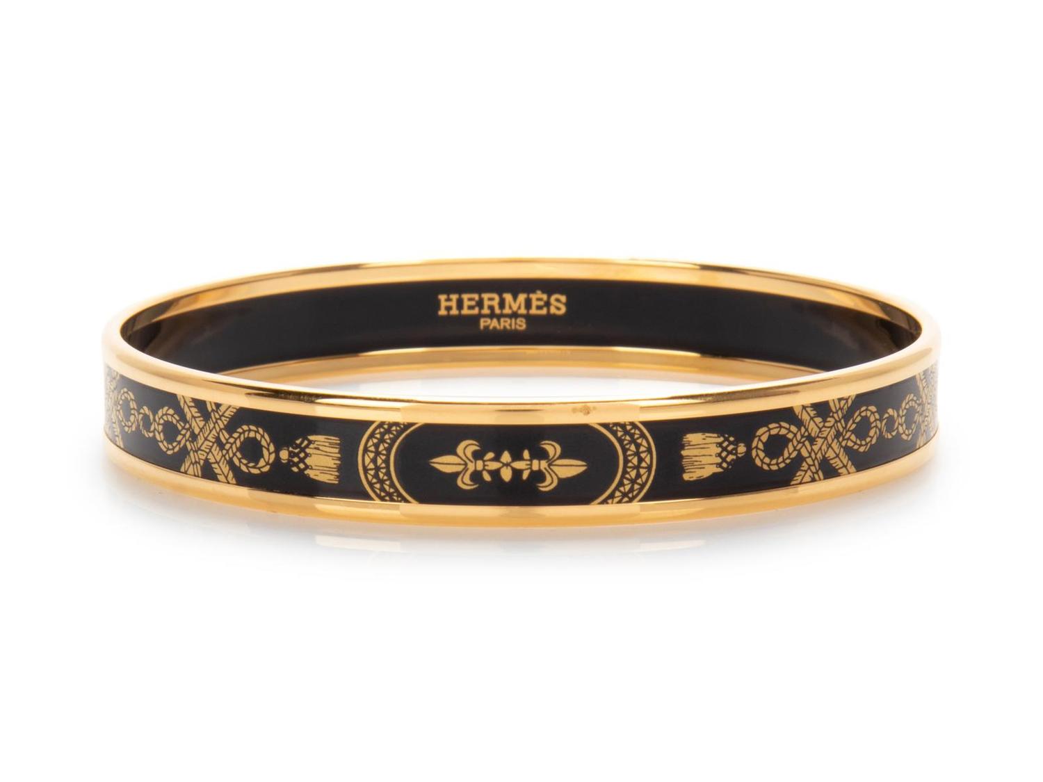 Two Hermès Enamel Bangle, 2000-2010s