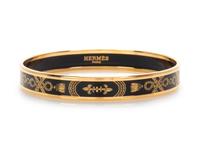 Two Hermès Enamel Bangle, 2000-2010s