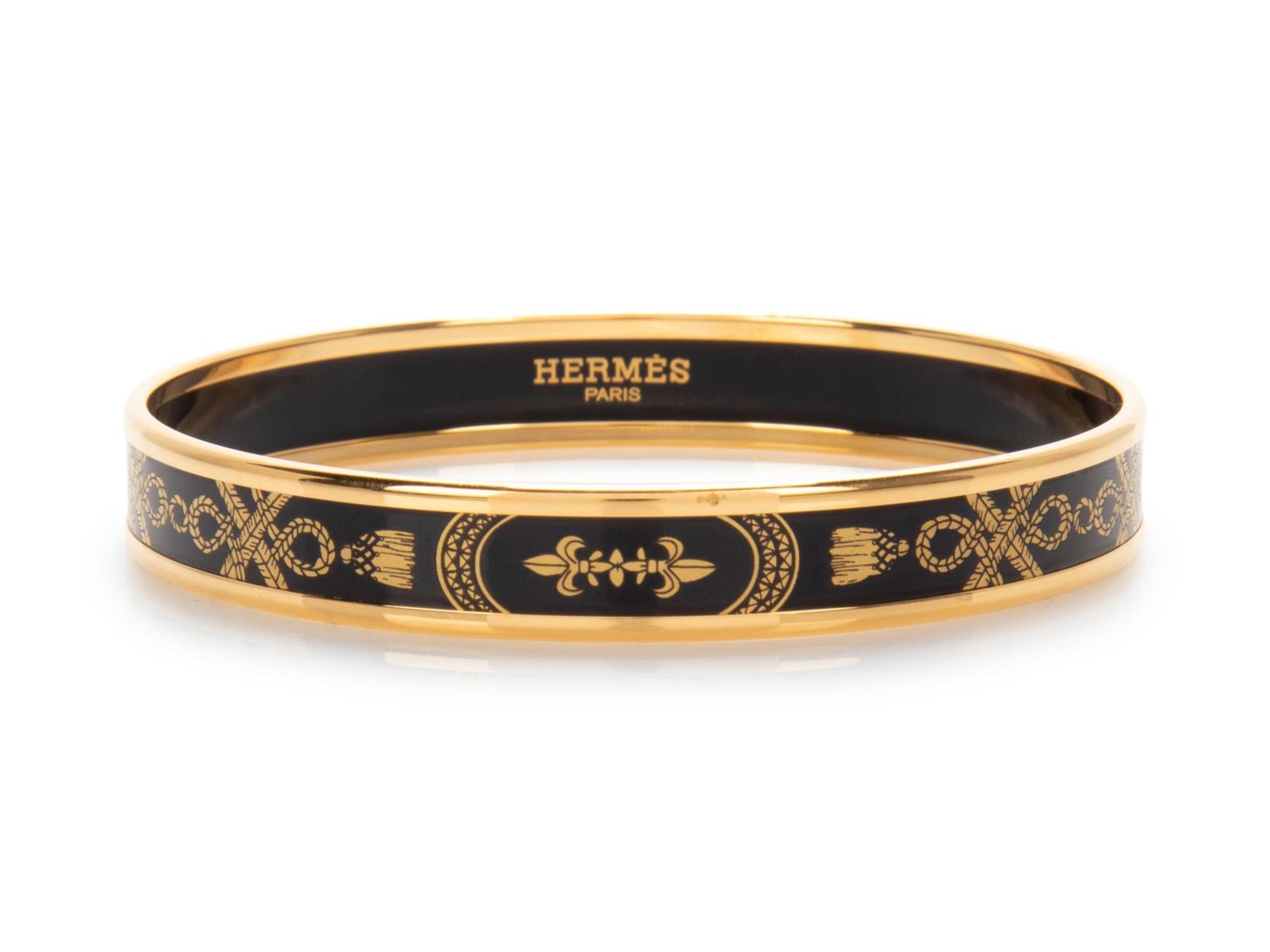 Two Hermès Enamel Bangle, 2000-2010s