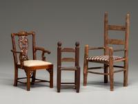 Three Doll's Chairs