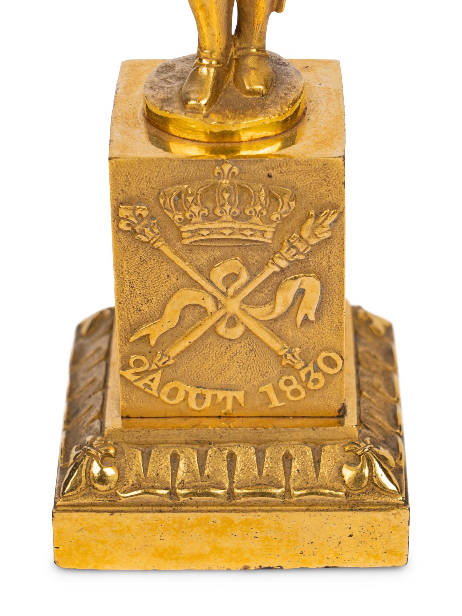 A Louis Philippe Gilt-Bronze Figure