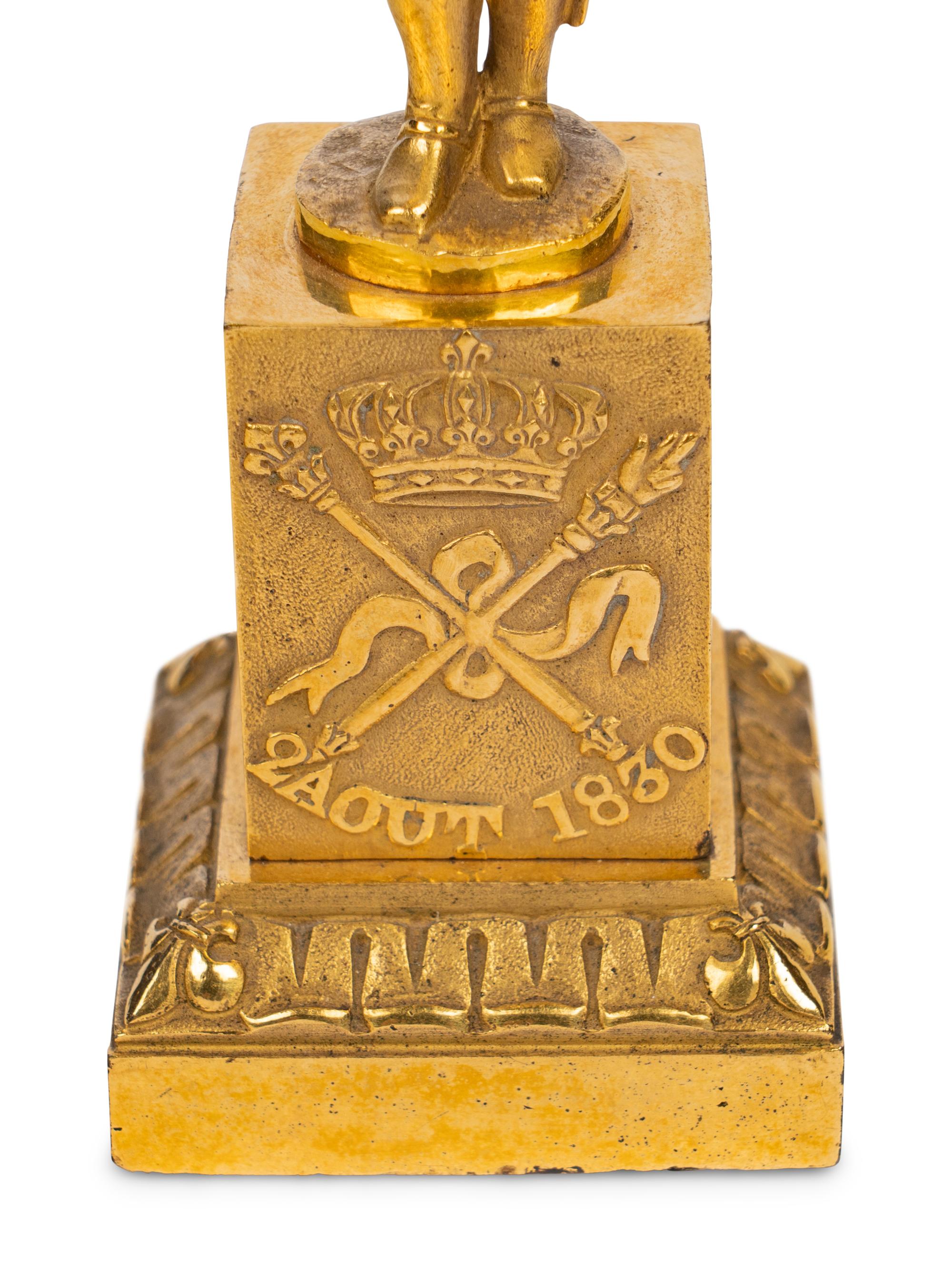 A Louis Philippe Gilt-Bronze Figure
