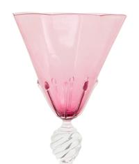 A Murano Colored Glass Stemware Service