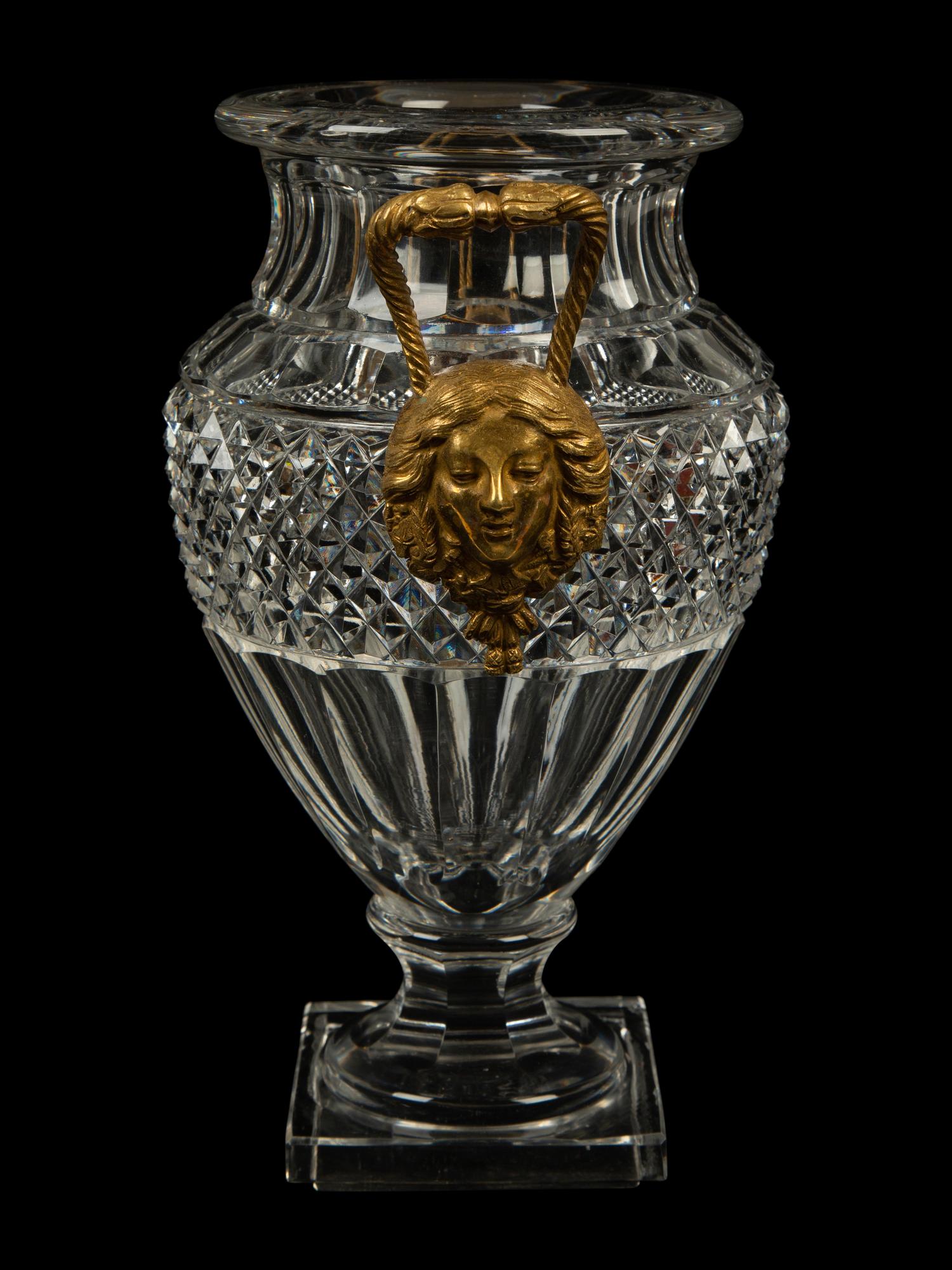 A Gilt Bronze Mounted Cut Crystal Urn — 19TH/20TH CENTURY