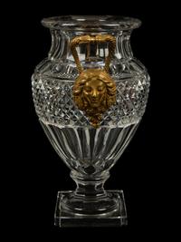 A Gilt Bronze Mounted Cut Crystal Urn — 19TH/20TH CENTURY