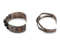 Silver Overlay Cuff Links and Tie Pin, PLUS