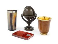 Four Decorative Table Articles Length of largest 5 inches. — 19TH CENTURY AND LATER