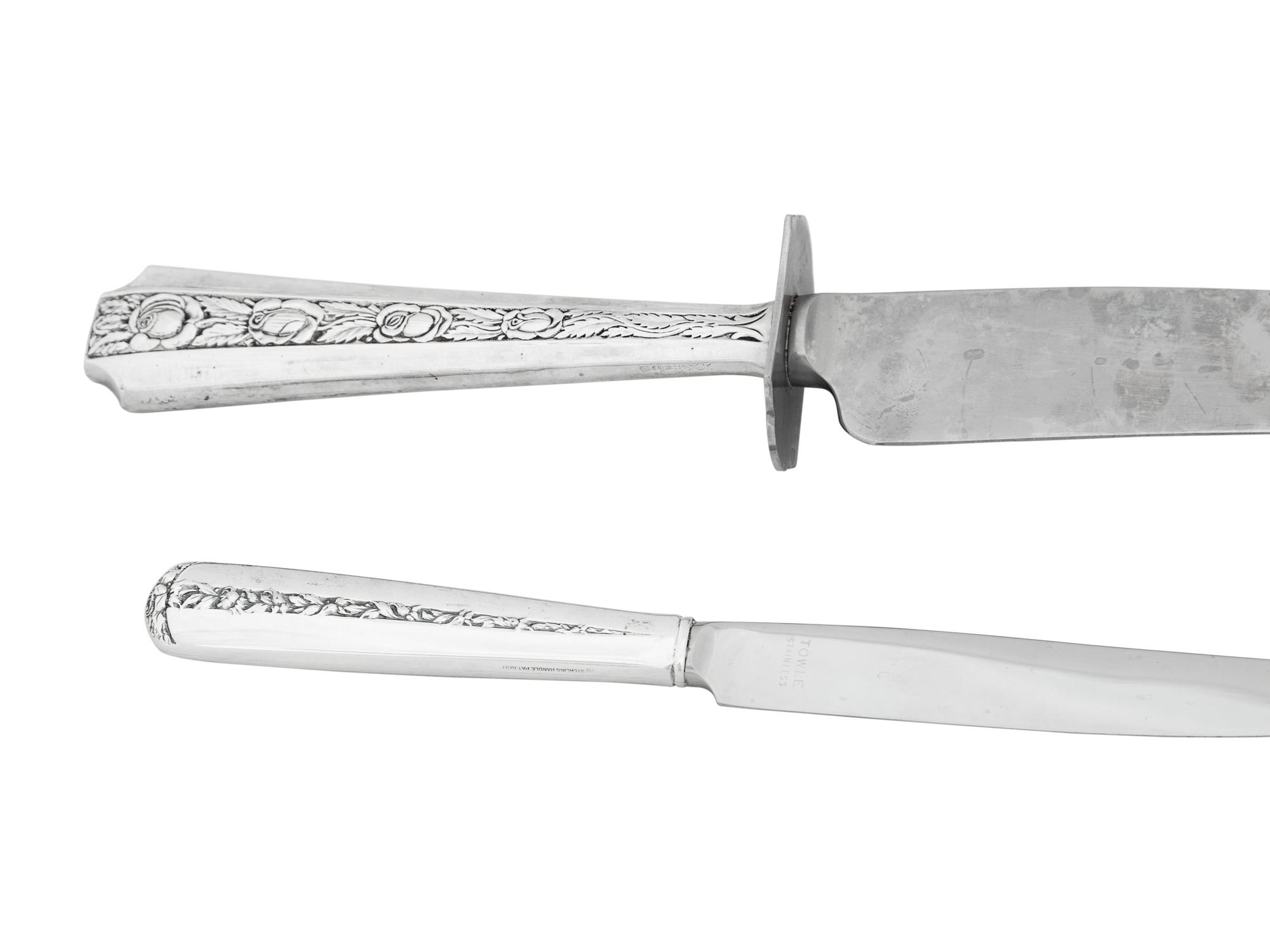 An American Silver Flatware Service