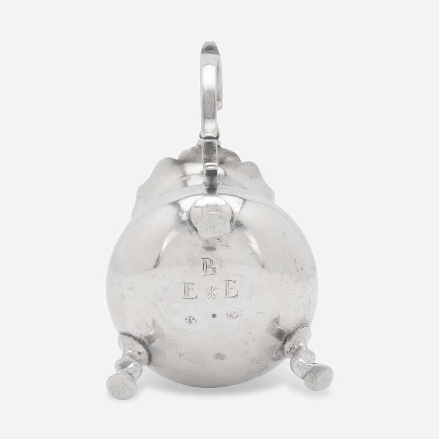 A silver cream pot Adrian Bancker (1703-1772), New York, NY, circa 1740