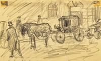 Study for Fryeburg Fair II; together with a companion (2)
